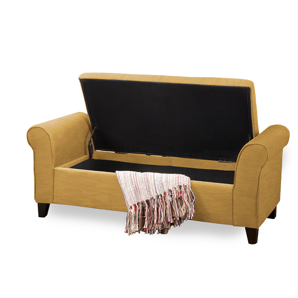 BANQUETA BAUL CRESY MOSTAZA