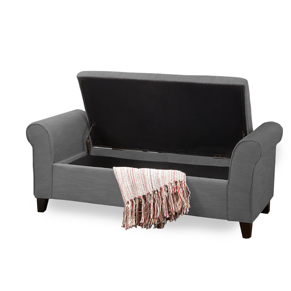 BANQUETA BAUL CRESY PLOMO